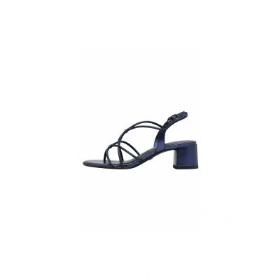 Image of Tamaris Sandals, Women&#039;s, Size: 6.5, Navy Textile/synthetics