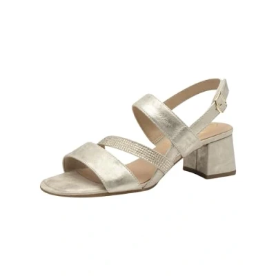 Image of Tamaris Comfort Damen Sandale mit Absatz CLOUDY GOLD (39)