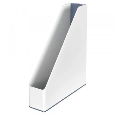 Image of Leitz TS 120554 Wow A4 Duo Colour Magazine File, 73mm x 318mm 272mm, Grey