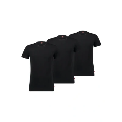 Image of Levi&#039;s Classic Solid CREW 3 PACK Undershirt, Men&#039;s, Size: Small, Jet black
