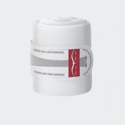 Image of Animo Wenz Work Bandages White Horse Riding Equestrian