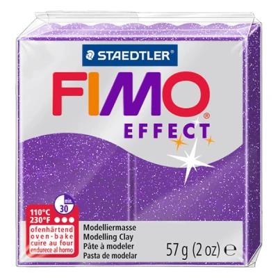 Image of Fimo Effect lilac glitter clay, 57g