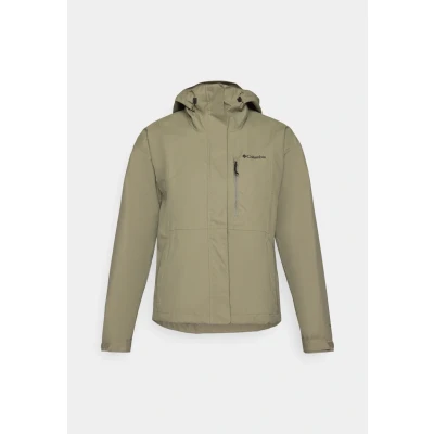 Image of Columbia HIKEBOUND Jacket Hardshell jacket, Women&#039;s, Size: Medium, Stone green