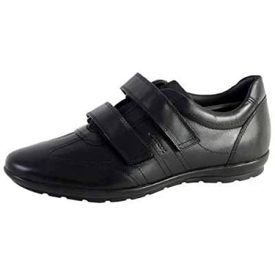 Image of Geox Slipons black, Men&#039;s, Size: 8.5, Black Leather