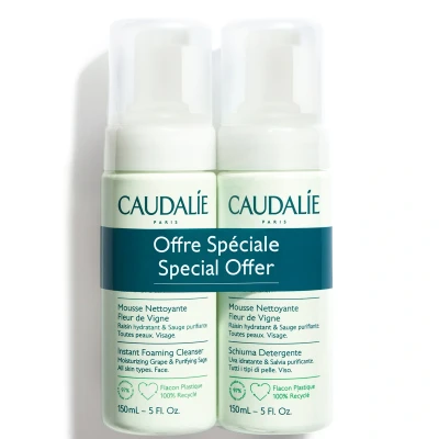 Image of Caudalie Vinoclean Instant Foaming Cleanser Duo (Worth £30.00)