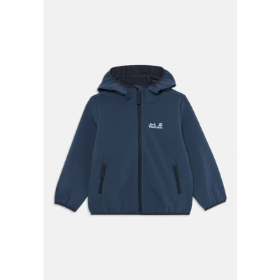 Image of Jack Wolfskin FOUR Winds jacket KIDS Unisex Soft shell for kids, Size: 16y, Blue orchid