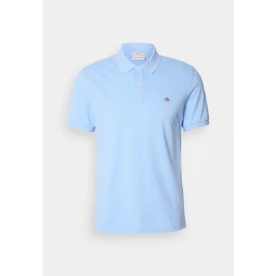Image of GANT SLIM Shield Polo shirt, Men&#039;s, Size: 3XL, Hellblau