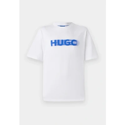 Image of HUGO Nalax Print Tshirt, Men&#039;s, Size: XS, Open white