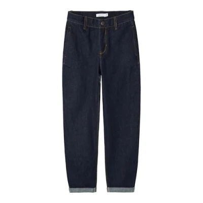 Image of Name it Baggy fit Relaxed jeans for kids, Size: 10y, Dark blue denim