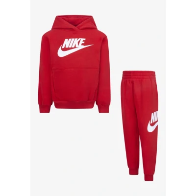 Image of Nike Kids Club Fleece Jumpsuit Blue Code 86L135 BGZ, Red/White, 2 3 Years