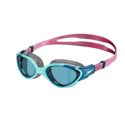 Image of Speedo Biofuse 2.0 Womens Goggles, Women&#039;s, Size: One Size, Marine blue/peacock/funny pink/hot mauve/aqua blue