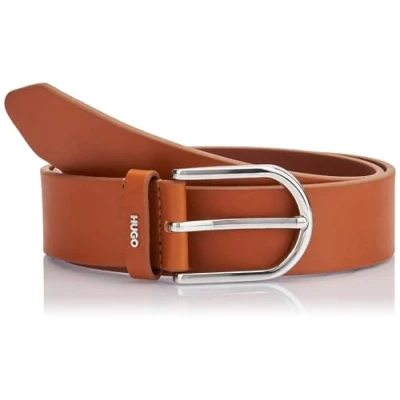 Image of HUGO ZOEY Belt, Women&#039;s, Size: 30&quot;, Medium brown