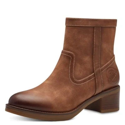 Image of s.Oliver Stiefelette Ankle boots, Women&#039;s, Size: 6, Cognac Synthetics