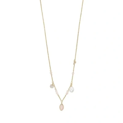 Image of Emporio Armani Sentimental Necklace goldcoloured, Women&#039;s, Size: One Size, Gold coloured
