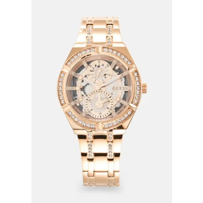 Image of Guess Allara Watch Rose goldcoloured, Women&#039;s, Size: One Size, gold coloured
