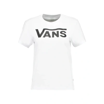 Image of Vans Flying CREW Print Tshirt, Women&#039;s, Size: 8, White
