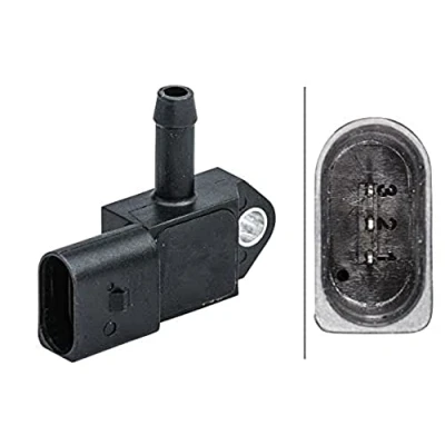 Image of Sensor, exhaust pressure HELLA 6PP 009 409 591