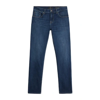 Image of 7 for all mankind LUXE Performance Jeans Tapered Fit, Men&#039;s, Size: 29, Mid blue