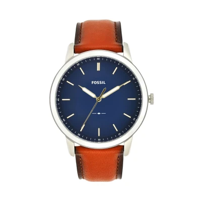 Image of Fossil THE Minimalist Watch, Men&#039;s, Size: One Size, Braun