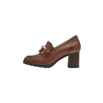 Image of Tamaris Comfort Trotteur Platform heels, Women&#039;s, Size: 5, Cognac Leather