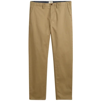 Image of GANT Regular Twill Chinos, Men&#039;s, Size: 36x32, Dark khaki