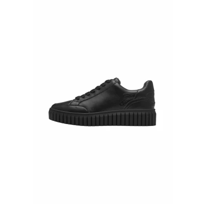 Image of s.Oliver Damen Sneaker flach Low Top Vegan, Schwarz (Black), 37 EU