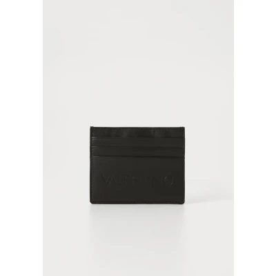 Image of VALENTINO Leather Card holder Mason Case Black