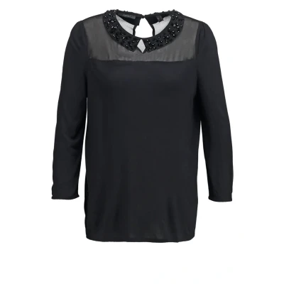 Image of Esprit Collection Long sleeved top, Women&#039;s, Size: Medium, Black