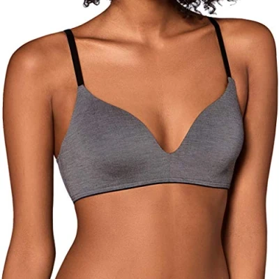 Image of Sloggi WOW P Tshirt bra, Women&#039;s, Size: 36E. 38D, Black combination