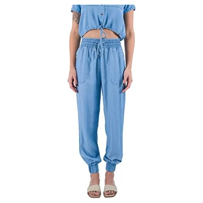 Image of Hurley Women&#039;s W Oceancare Chambray Jogger Pant Casual Pants