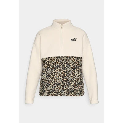 Image of PUMA ESS GRAPHIC Animal Relaxed Half Zip Crew