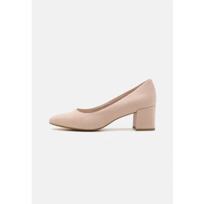Image of MARCO TOZZI Damen Pumps mit Blockabsatz Vegan, Beige (Powder), 41 EU