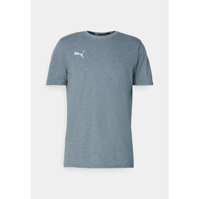 Image of Puma Teamgoal Casuals TEE Basic Tshirt, Men&#039;s, Size: Small, Medium gray heather/white
