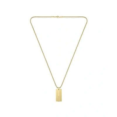 Image of Lacoste Adventurer Necklace goldcoloured, Men&#039;s, Size: One Size, Gold coloured