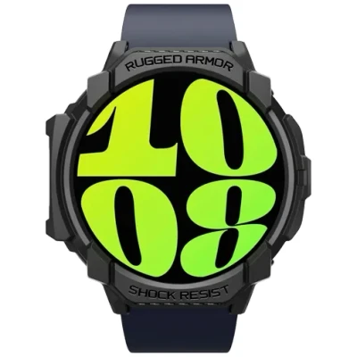 Image of Spigen Rugged Armor Case Black Samsung Galaxy Watch 7 44mm