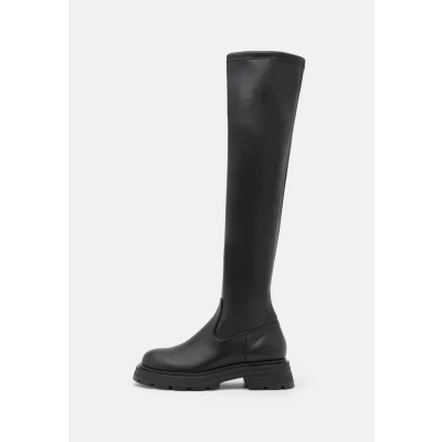 Image of Tamaris Overtheknee boots, Women&#039;s, Size: 4, Black High quality imitation leather