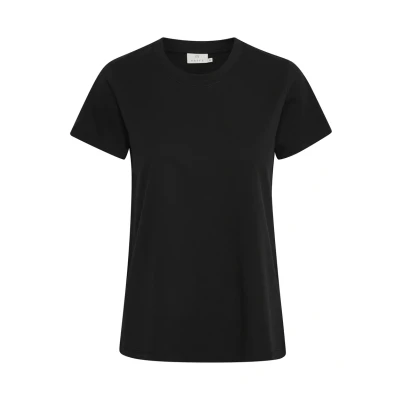 Image of Kaffe Marin Basic Tshirt, Women&#039;s, Size: Large, Black deep