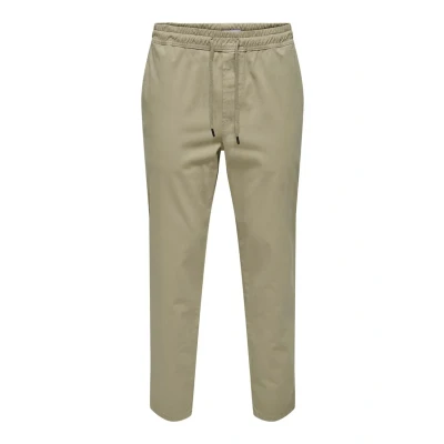 Image of ONLY &amp; SONS Men&#039;s Fabric Trousers, coriander, M