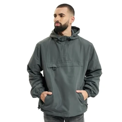Image of Brandit Accessoires PULL OVER Windbreaker, Men&#039;s, Size: 4XL, Anthracite