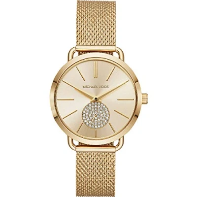 Image of Michael Kors Portia Watch goldcoloured, Women&#039;s, Size: One Size, Gold coloured