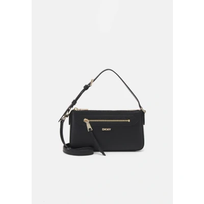 Image of DKNY Bryant DEMI Handbag, Women&#039;s, Size: One Size, Black/gold