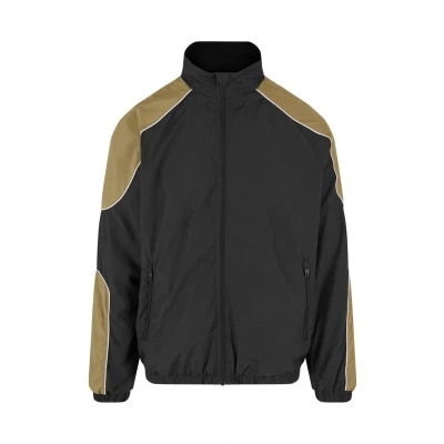 Image of Urban Classics Men&#039;s Piped Track Jacket, Black, L