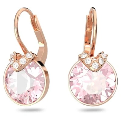 Image of Swarovski Bella DROP Earrings Rose goldcoloured, Women&#039;s, Size: One Size, gold coloured