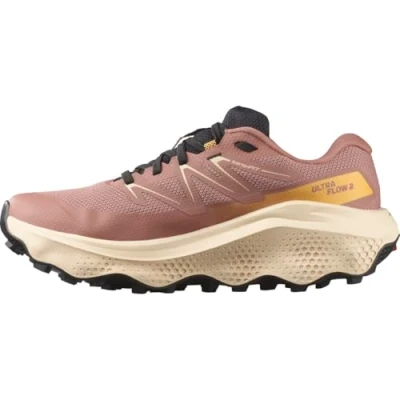 Image of Salomon Ultra FLOW 2 GTX Trail running shoes, Women&#039;s, Size: 6, Burlwood/tender peach/warm apricot shoes