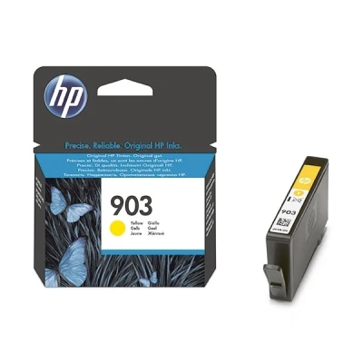 Image of HP T6L95AE 903 Original Ink Cartridge, Yellow, Single Pack, Standard