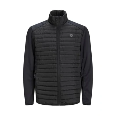 Image of Jack &amp; Jones PLUS SIZE Winter jacket, Men&#039;s, Size: 3XL, Black