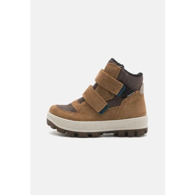 Image of Superfit TEDD Winter boots for kids, Size: 12.5K, Braun/blau Leather and textile