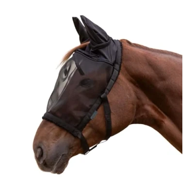 Image of Waldhausen Willow Headcollar with Fly Mask, Black, VB
