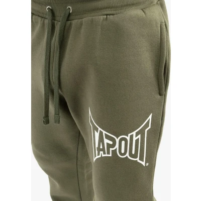 Image of Tapout Lifestyle Basic Men&#039;s Jogging Bottoms Regular Fit Olive/Ecru L
