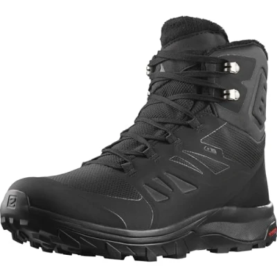 Image of Salomon Outblast TS CSWP Winter boots, Men&#039;s, Size: 8, Black Synthetics/textile